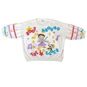Vintage 1986 Betty Boop Sweatshirt | Large